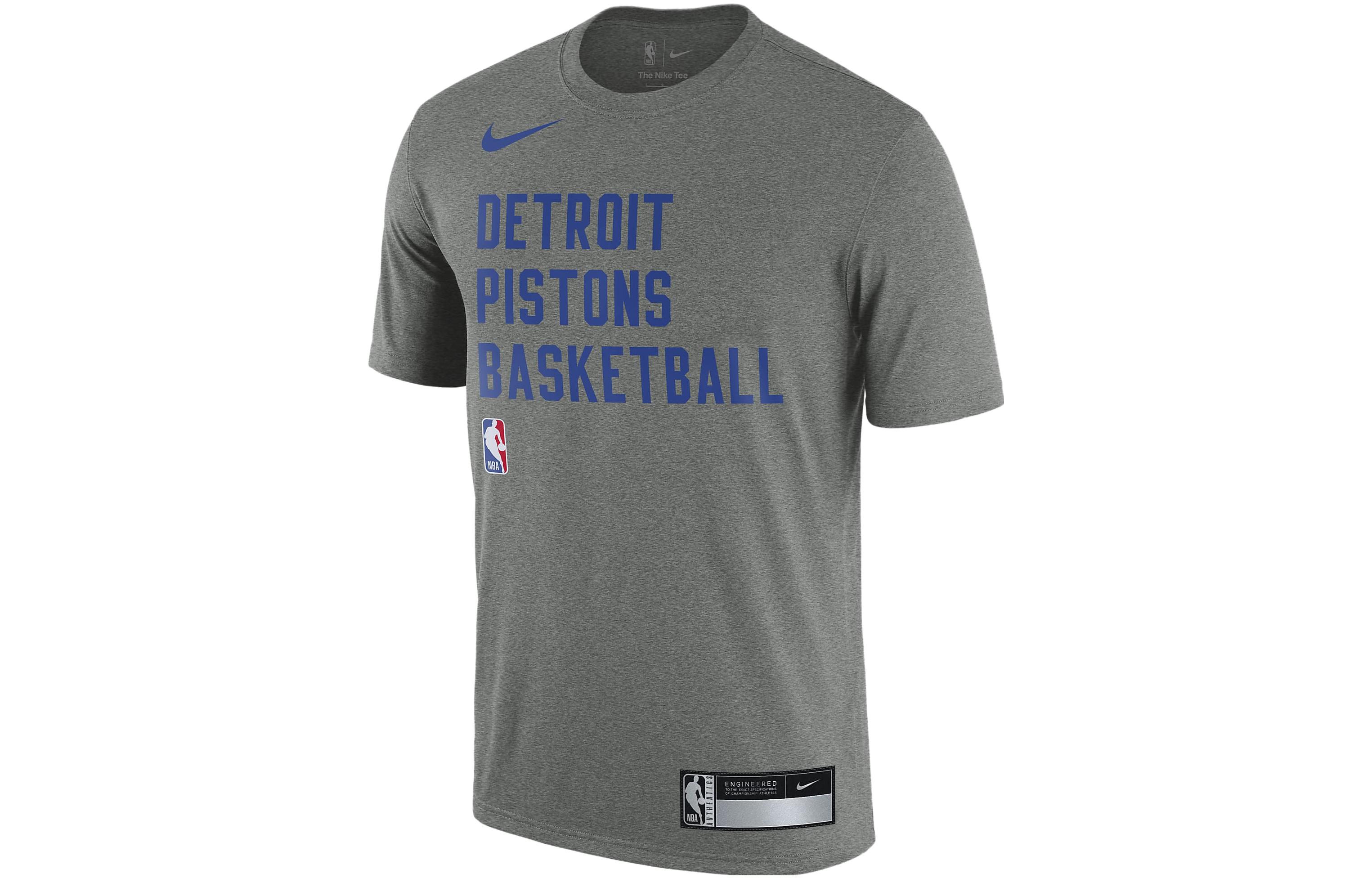 Nike Detroit Pistons Men s Nike Dri FIT Nba Practice T Shirt FJ0174-063 XL