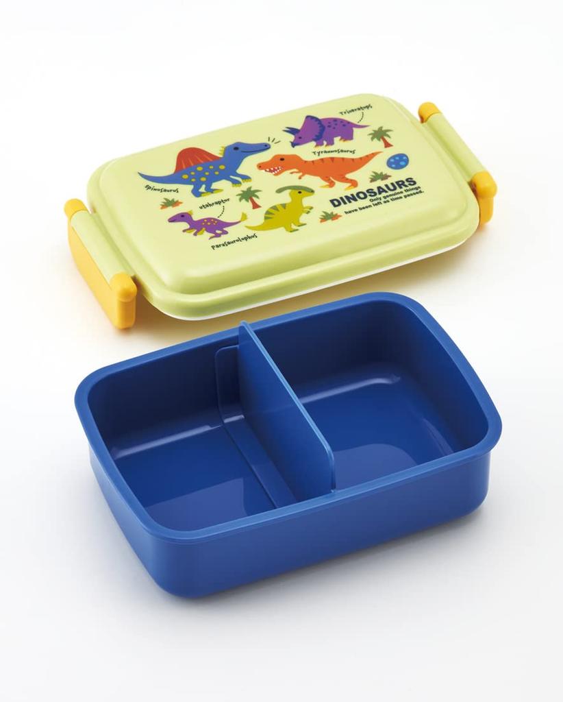 Skater Lunch with a Soft Single Made in Dinosaur Picture Dinosaur Design for Boys Children's Box, 450ml, Dome-Shaped Lid, Tier, Japan, Book,