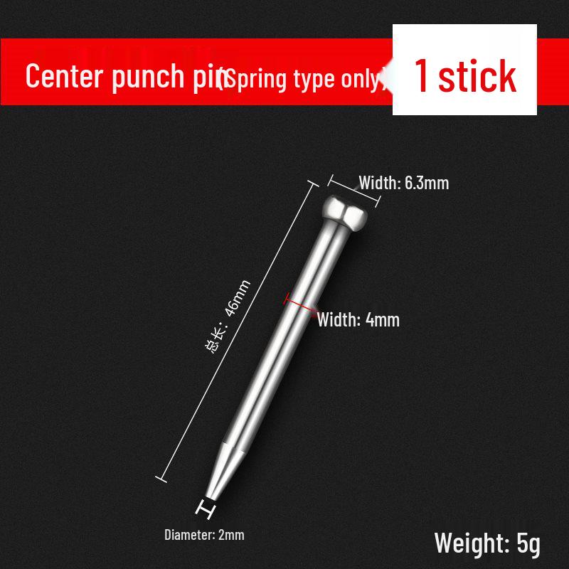 High Hardness Automatic Center Punch Awl Drill Bit Hole Locator