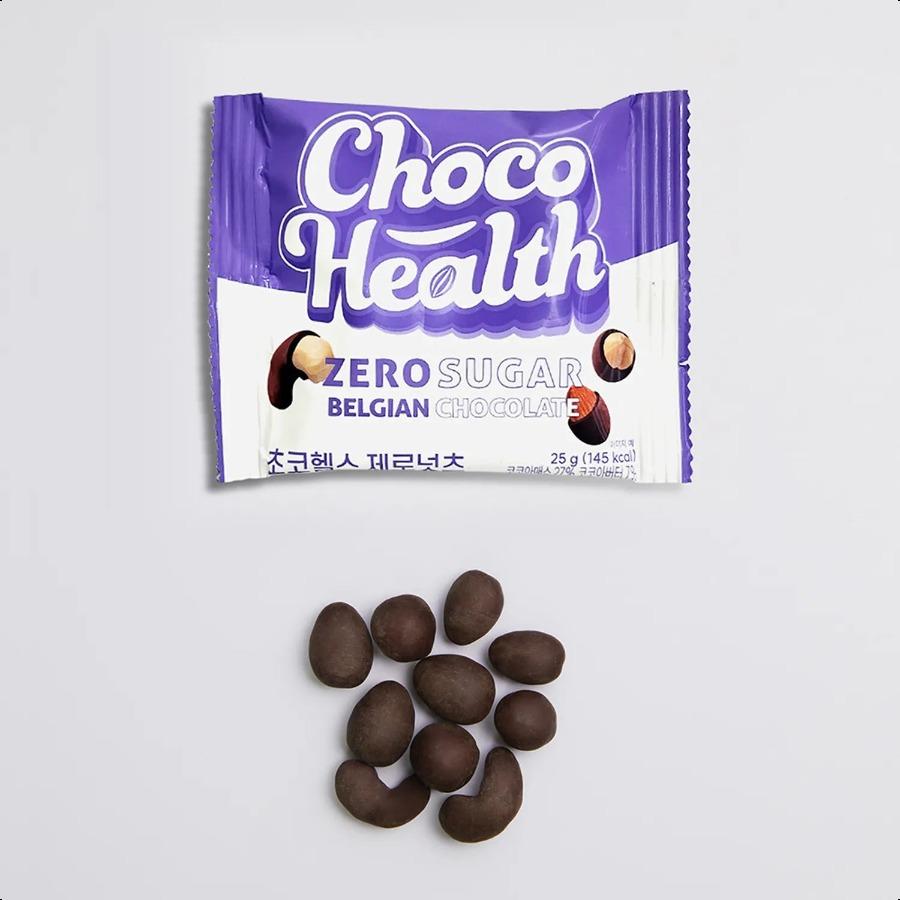 ChocoHealth Zero Nuts Zero-Sugar Belgian Chocolate 25g Belgian Chocolate