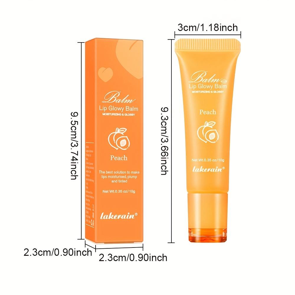 4 Colors Fruit Flavored Lip Balm, Moisturizing and Hydrating Lip Balm Moisturizing and Exfoliating Lip Balm Anti-chapped Lip Care