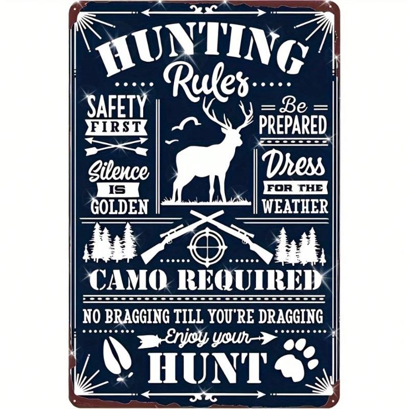 Decorative Metal Wall Sign 20x30cm