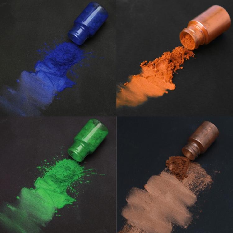 Feiner Glitzer-Glimmer-Pulver-Pigmentpulver für Seife, Farbe, Harz, Basteln 50 Farben
