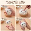 Squeeze Bubble Bun Toy Stress Relief Squishy Emotion Bun Funny Fidget Toy For & Adults Anxietyrelief