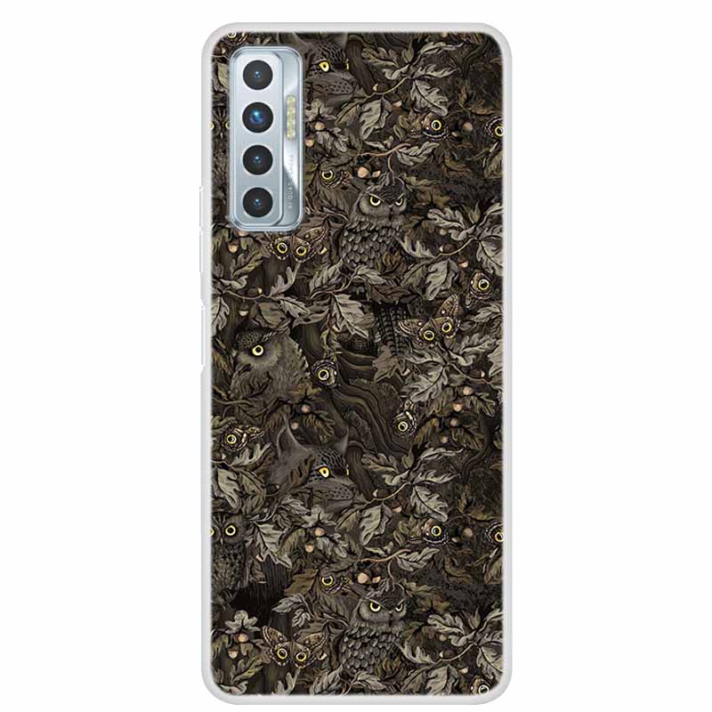 For Tecno Camon 17P Case Luxury Silicone TPU Soft Cover Phone Case For Tecno Camon 17 CG7 CG6 1 7 Coque Shockproof Cartoon Funda