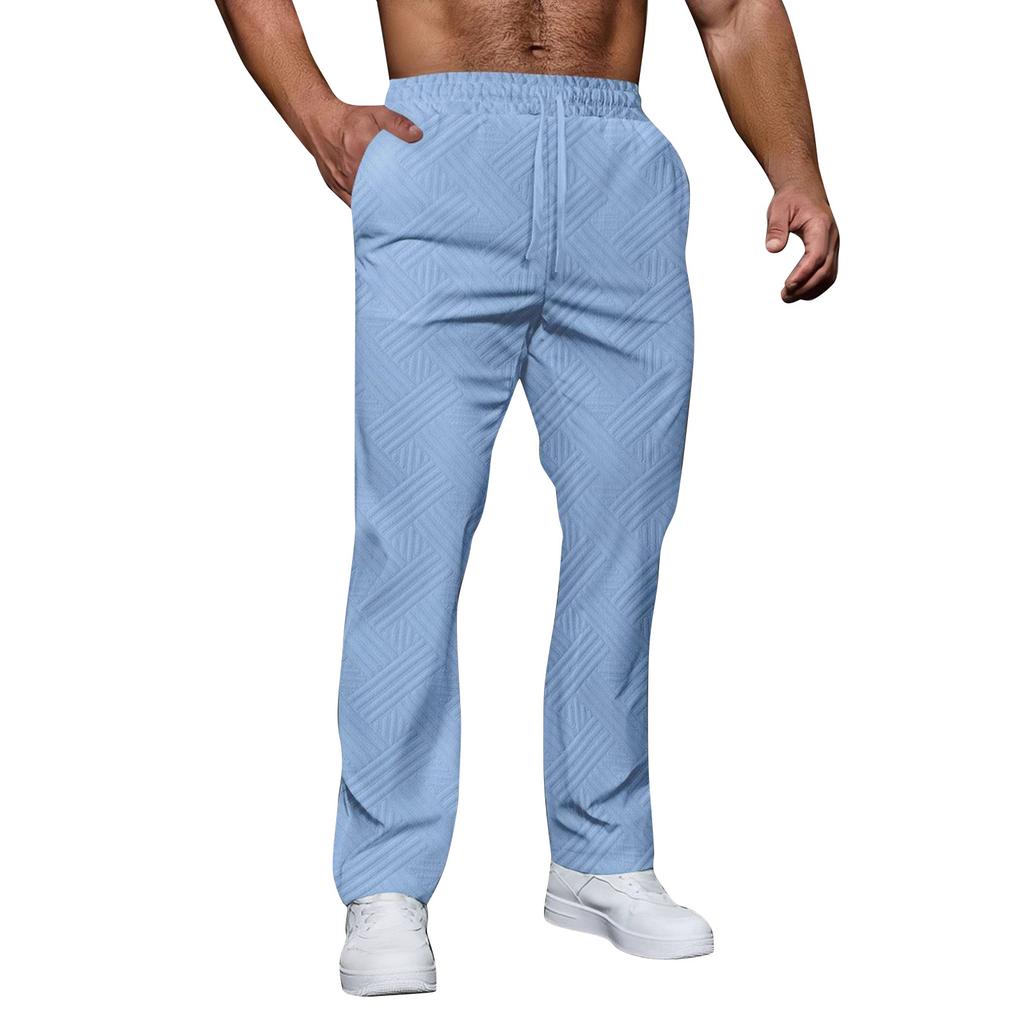 Men's Solid Color Loose Sweatpants Men's Casual Fashion Sweatpants