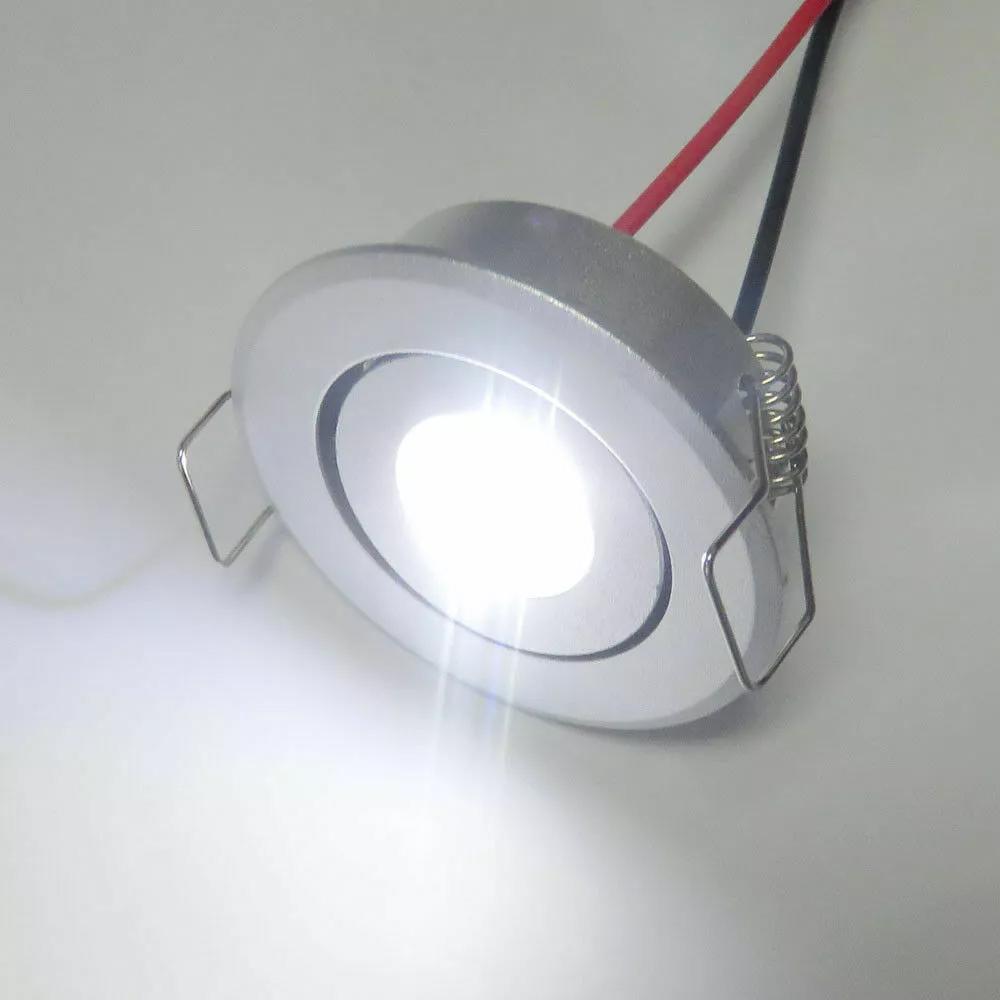 

Mini 1w Led Downlight 52mm/diameter 6000k 4000k 3000k Ac85-265v Ac220v Recessed Living Room Energy-saving Home Decoration Lights