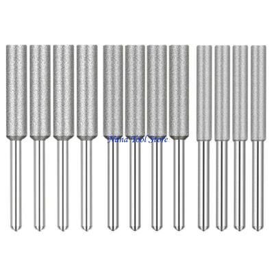 31GJ 12pcs Precise Diamantine Chainsaw Grinding Heads for Professional and Home Use