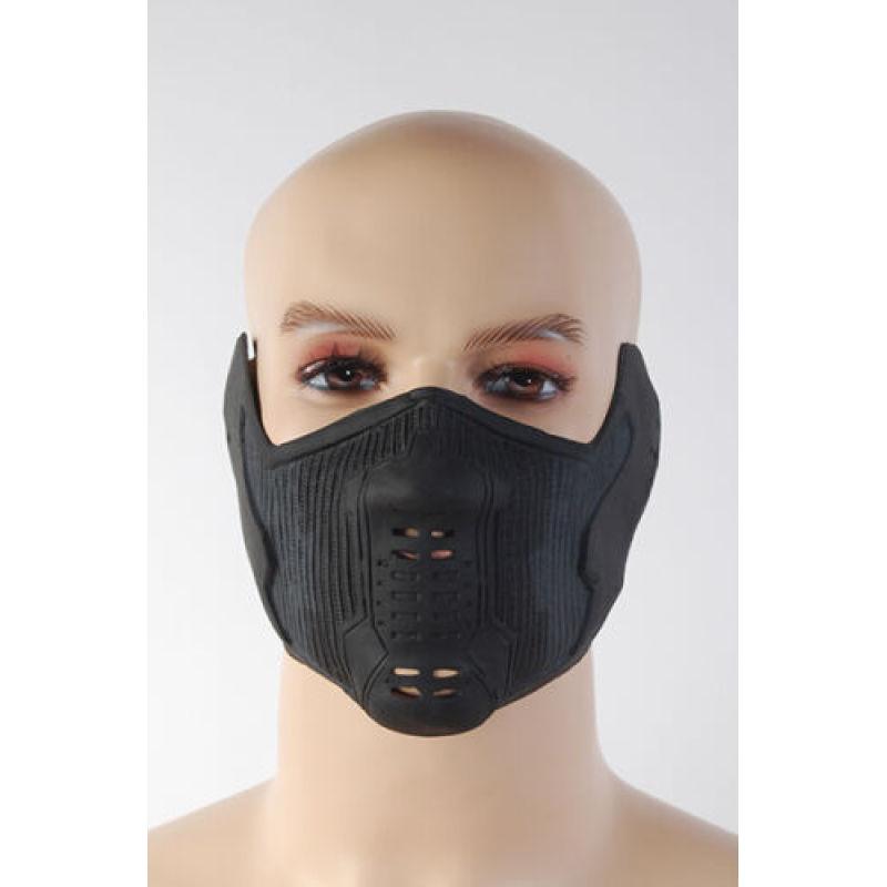 Cosplay maska Bucky Barnes Winter Soldier Pánská fantazijní latexová maska Masquerade Party Kostým Příslušenství Rekvizity