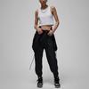 Jordan Solid Color Logo Joggers Women Bottoms Black DZ3376-010