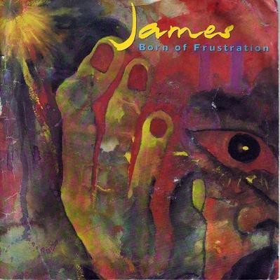 7-Zoll Schallplatte JAMES - Born Of Frustration JIM10 Fontana 1992 Europa Rock Gebraucht
