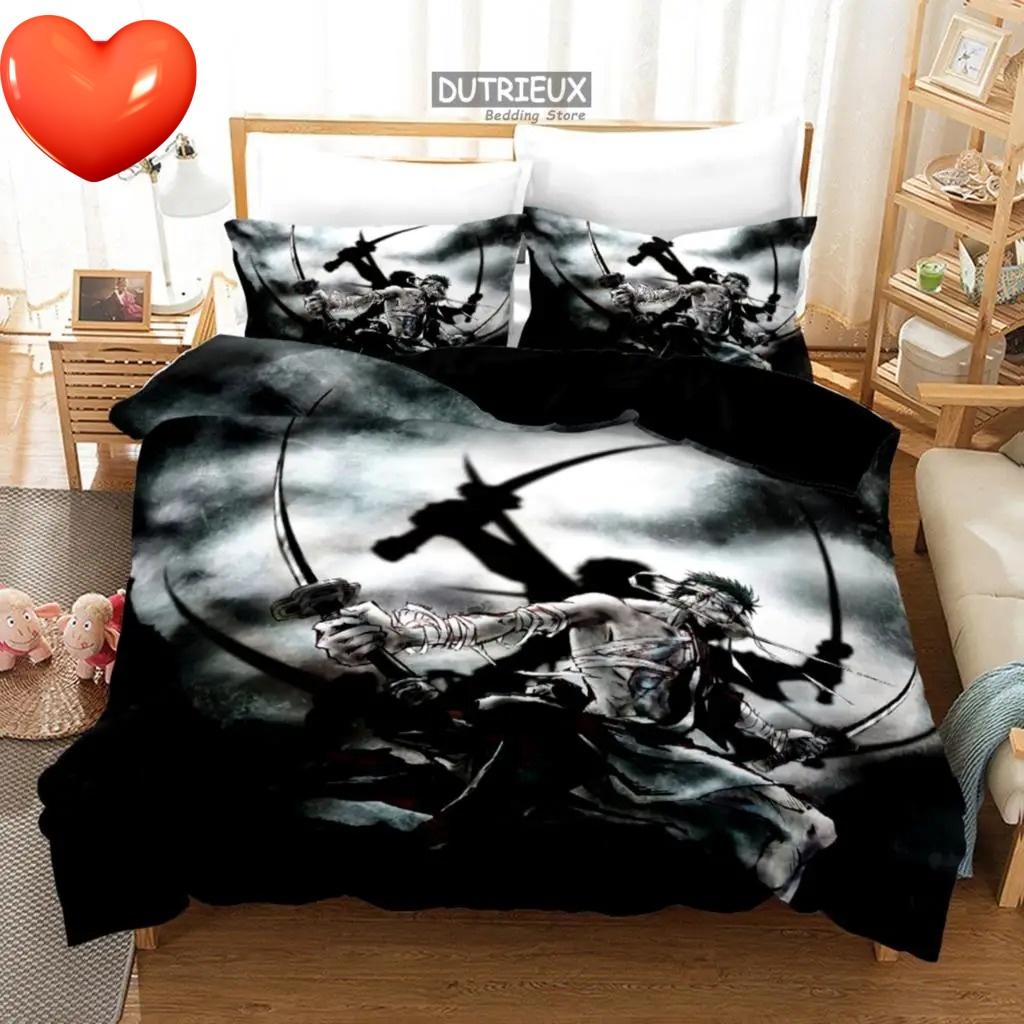 Anime One Piece Duvet Cover Set Comfortable and Warm Bedding Set for Decorating Your Bedroom and Enhancing Home Life Teens Gifts