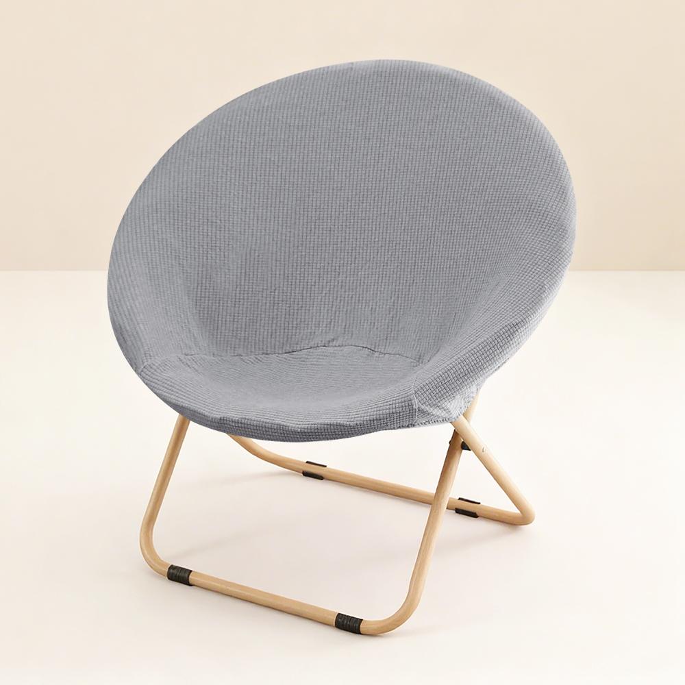 Funda Redonda para Silla Saucer Suave Elástica Funda para Silla Luna para Protección de Muebles Protector para Silla Plegable de Camping para Exteriores