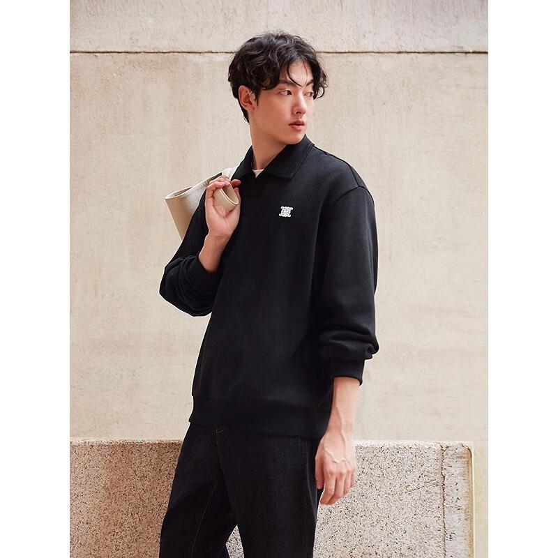 GXG Men's Two-Tone Faux Layer Pullover Sweatshirt
