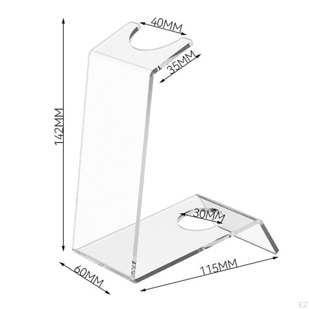 Acrylic Display Stand Bathroom Countertop Organizer Shelves Multifunctional Electric Toothbrush