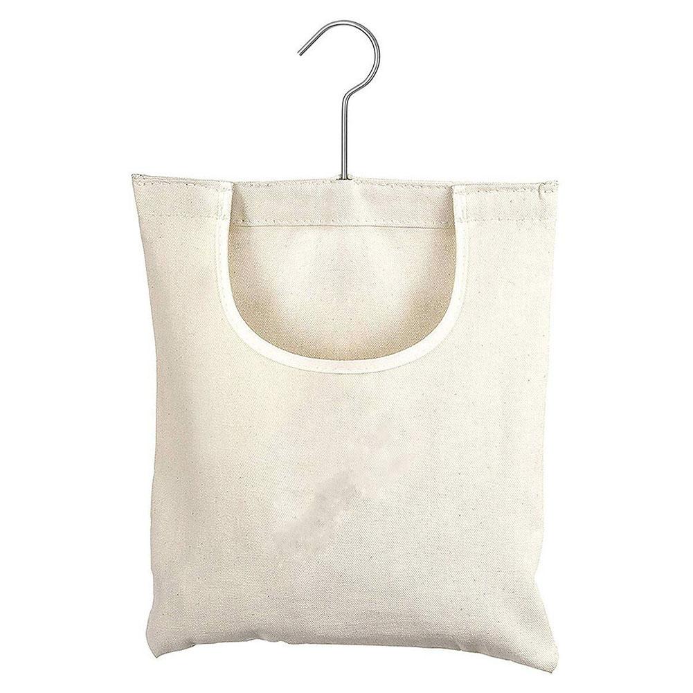 Clothes Drying Storage Bag Canvas Clothes Pin Storage Bag Clothespin Holder Bag Washable Hanging Laundry Clothes Pin Organizer