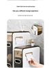 Multi-purpose Movable Bathroom Storage Rack with No Installation Required