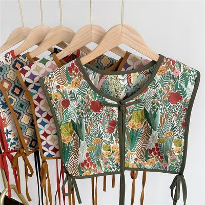 Novo cachecol de ombro xale feminino gola falsa proteção de ombro cachecol quarto com ar condicionado camisola decoração emparelhado com nó de proteção de pescoço