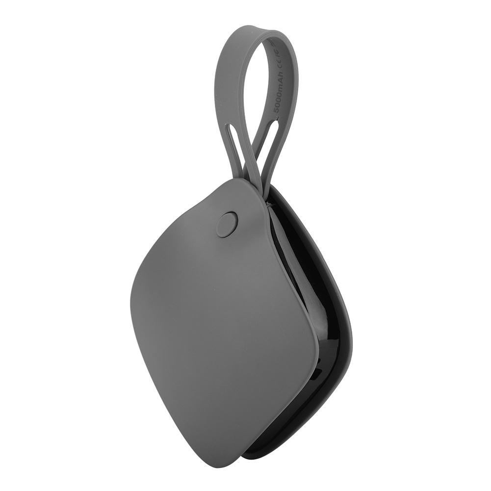 Mini Portable ExplosiOn proof USB Rechargeable Hand Warmer Power Bank for Home Office(Gray)