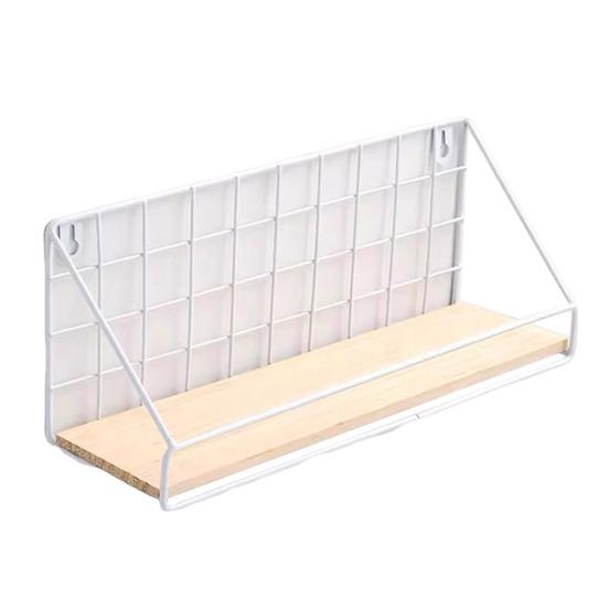 Nástěnná police Creative Odolná železná konstrukce Silná nosná nástěnná police na zavěšení koše