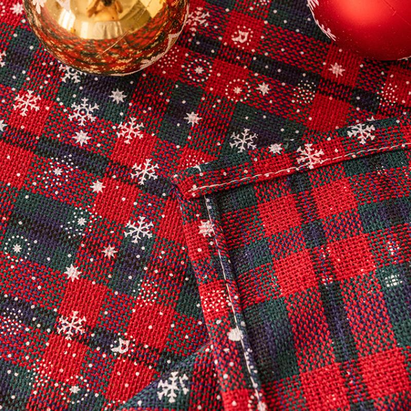 Christmas Tablecloth Suitable For Holiday Parties Banquets Restaurants Kitchen Decoration