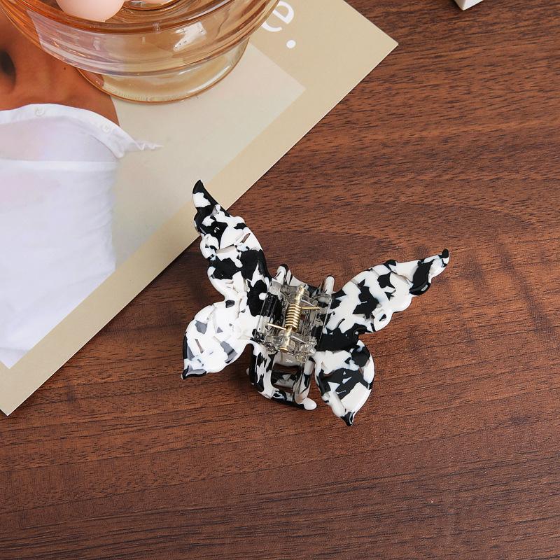 Wysokiej Jakości Damskie Acetatowe Kolorowe Motylkowe Klamry Eleganckie Ozdobne Wsuwki Długo Trzymająca Opaska Akcesoria do Włosów