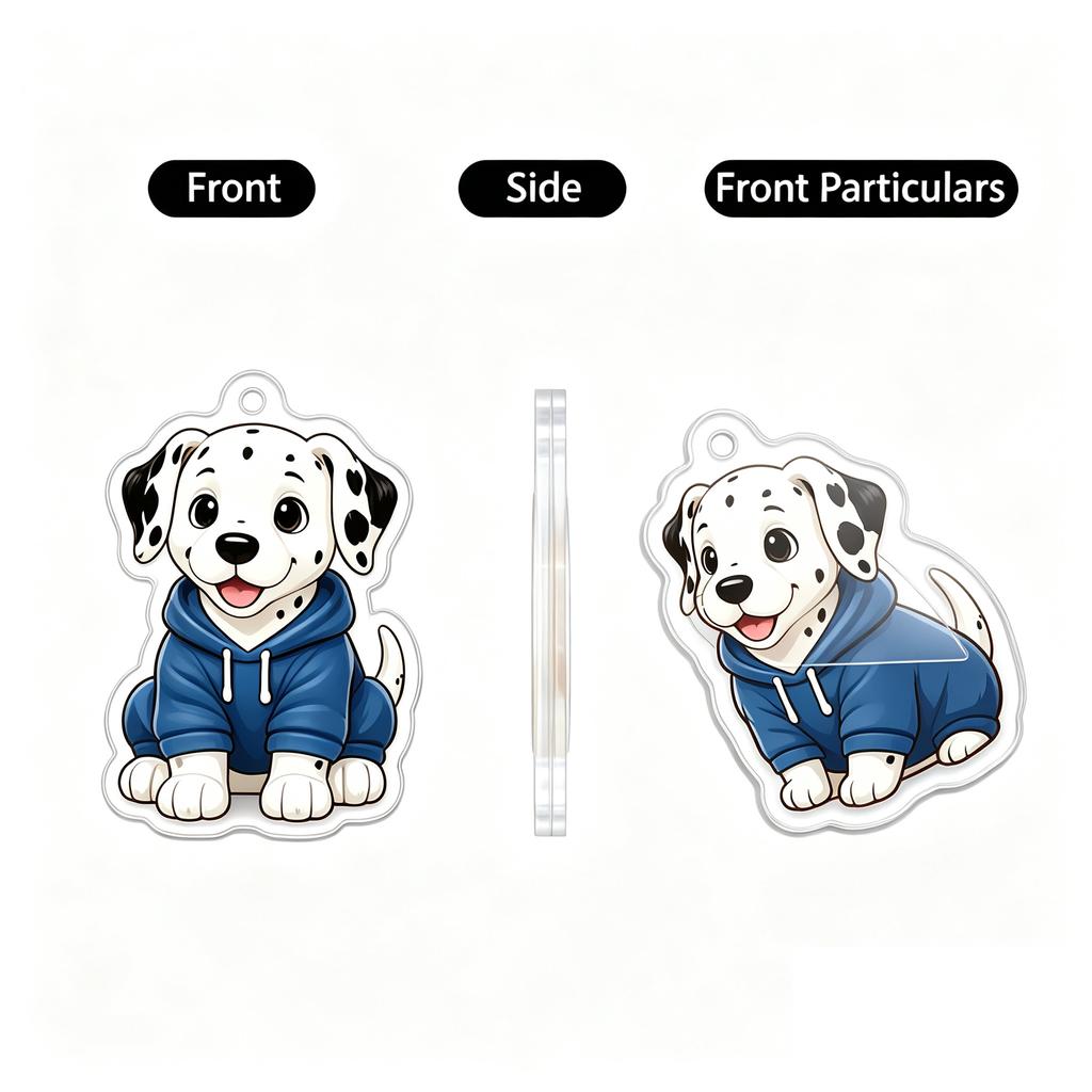 Acrylic Dog - Collectible Figurine for Desk Decor