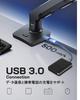 HUANUO Monitor Compatible with Inch 16kg Load with USB Large Single Display Arm Arm, 27-49 Monitors, Capacity, 3.0 Port,