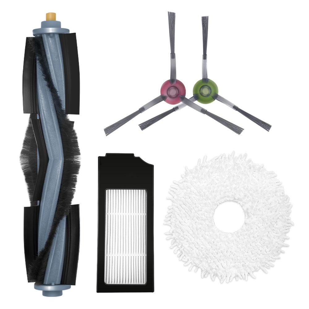Replacement Accessories Filter Main Side Brush Back Cover Mop Cloth for Ecovacs Deebot X1 TURBO OMNI Robot Vacuum Cleaner