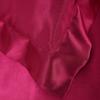 Red Wedding Four-Piece Set: Imitation Mulberry Silk Duvet Cover and Bed Sheet in Solid Color, Double Size, Faux Tencel Tribute Satin.