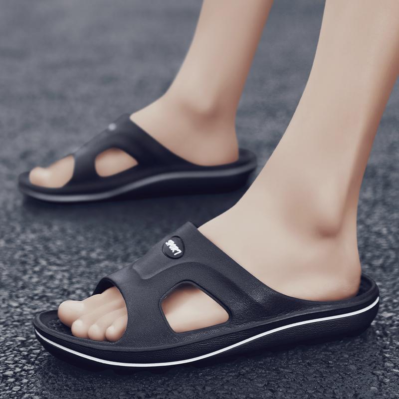 Fashion Fashion Men's Women's Sandals Anti-Slip Wear-Resistant EVA Thick Sole Comfortable Home Slippers Bathroom Bath Flip-Flops