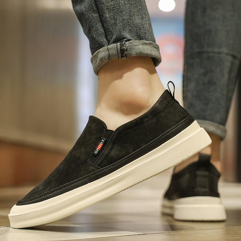 Fashion Men Sneakers Comfortable Driving Shoes Casual Flats Loafers Fashionable Minimalism Style New Men's Date Party Strolling Shoes