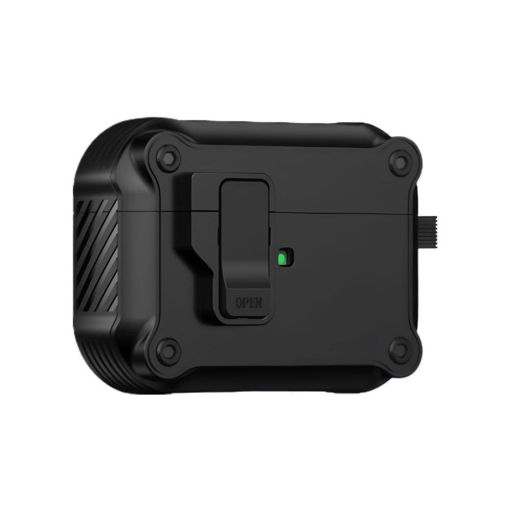 

Для AirPods Pro 3 Защитный чехол Идеальная посадка Ударопрочный Чехол с крючком Защитный чехол Высокопрочный ПК Гибкий ТПУ Защитный чехол