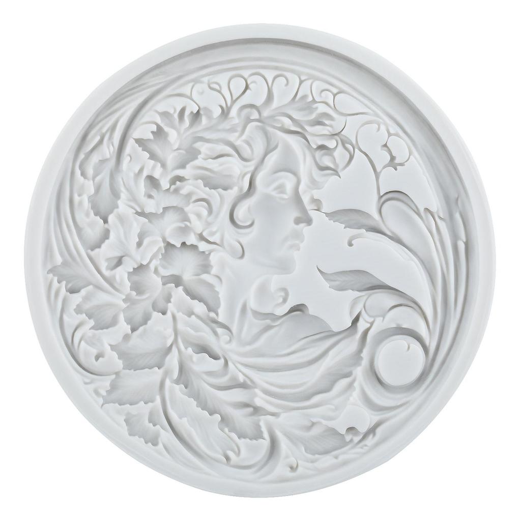 Cameo with Picture Frame Silicone Molds Photo Frame Fondant Mold Cake Decorating Tools Cupcake Topper Candy Chocolate Gumpaste Mold