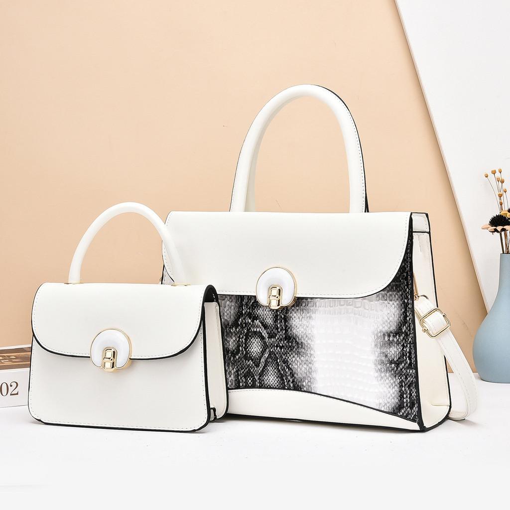 Mother Capacity Large And Child Package With Serpentine Print Design Daily For