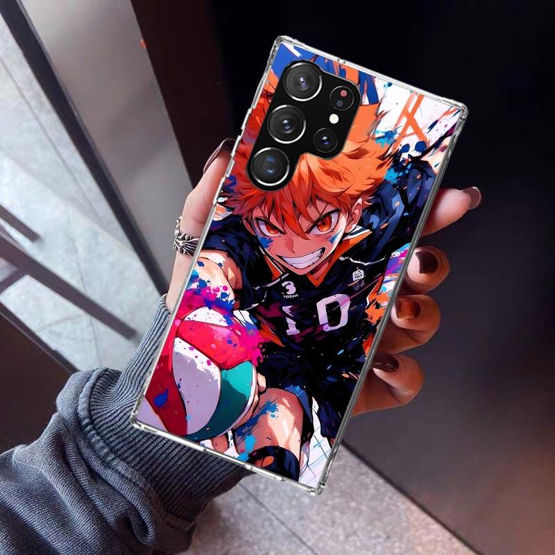 

Haikyuu Oya Volleyball Anime Phone Case For Samsung Galaxy S26 S25 Edge S24 S23 Ultra S22 Plus S21 S20 FE Soft TPU Back Cover Fu Samsung S23 Ultra