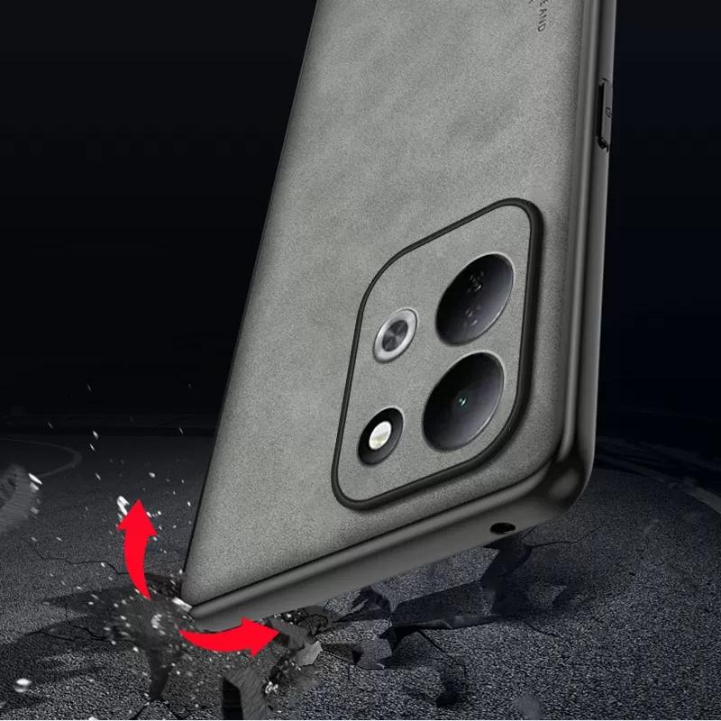 Απλή Αντικραδασμική Θήκη από Δέρμα PU Για XIAOMI Redmi 17 4G 5G Ματ Μαλακό Πλαίσιο Σιλικόνης Προστασία Πίσω Κάλυμμα Τηλεφώνου Για Redmi 17