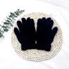 Fashion Winter Five Finger Gloves Warm Cold-proof Gloves Women Outdoors Cycling Solid Color Gloves