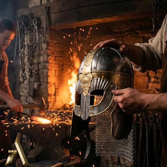 Gift Armor Medieval Crusader Viking Helmet Brass Antique Replica Knight Helmet