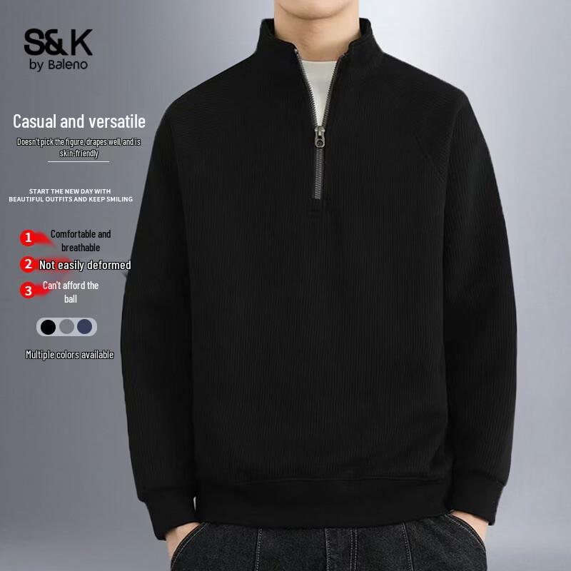Baleno Men s S&K Series Half-Zip Pullover Sweatshirt 2XL