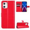 Umi C2 & Umidigi C1 Max Leather Flip Case: Crazy Horse Pattern, Card Slot, Lanyard.
