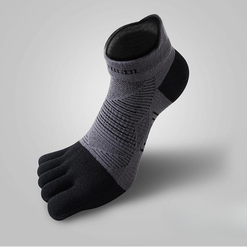 Five-finger Socks, Men's Short Socks, Sports Marathon Running, Anti-odor and Sweat-absorbing Toe Socks, Mountaineering Shorts