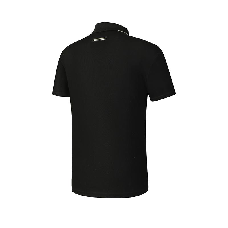 Fila Golf Series Casual Comfortable Short Sleeve Polo Shirt Men Tops Deep-Black A11M535103F-BK