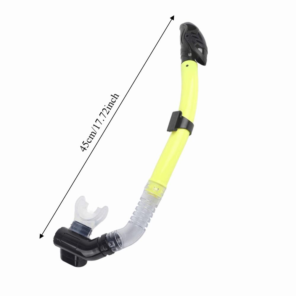 Easy Breathe Full Dry Snorkel Silicone Mouthpiece Dry Air Breathing Tube  Training in Pool