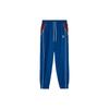 Pantalon de survêtement tissé pour homme, bloc de couleurs bleu et marron, avec passepoil blanc et taille élastique, vêtements de sport 622785-67