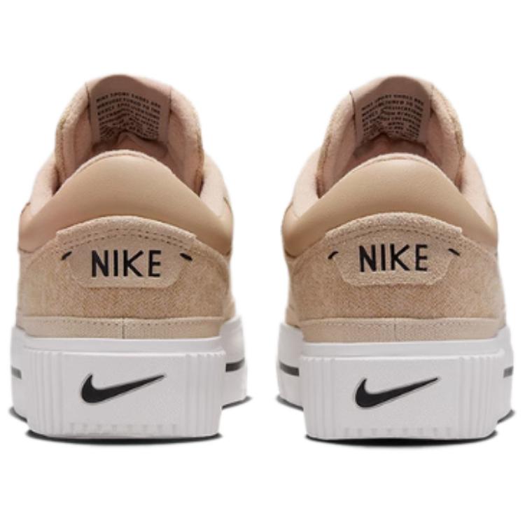 Nike Court Legacy Lift Hemp Sail Sanddrift Black Women's Sneakers FZ2606-200