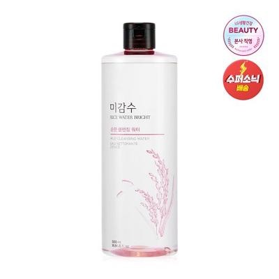 Reiswasser Aufhellendes Mildes Gesichtsreinigungswasser 500ml