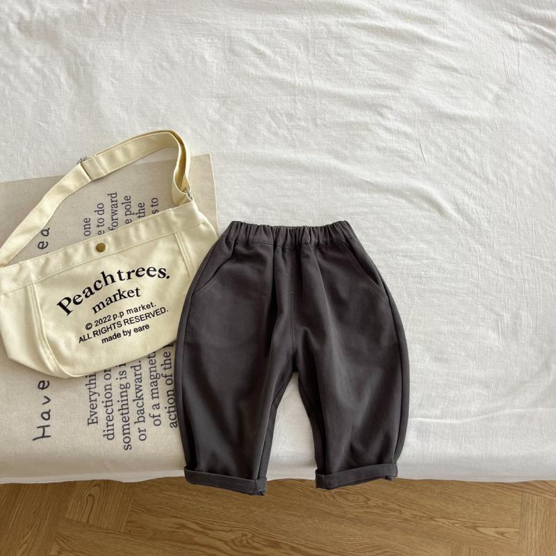 

New Boys Spring & Autumn Carrot Pants - Fashionable Casual Straight-Leg Trousers for Infants & Toddlers Custom Order 2000 Pieces чёрный