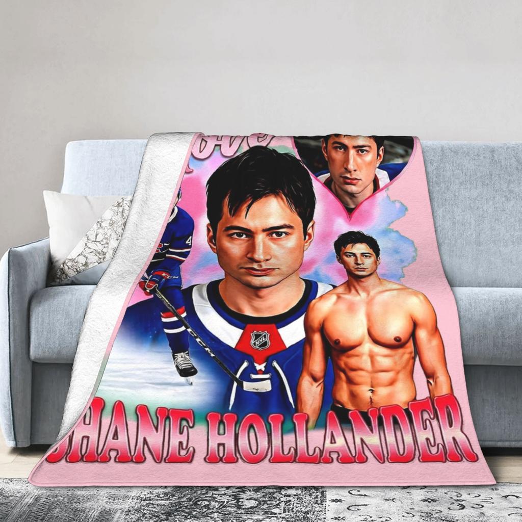 Heated Rivalry I Love Shane Hollander Blankets Fleece Air Conditioning Breathable Ultra-Soft Throw Blankets for Sofa Bedspread