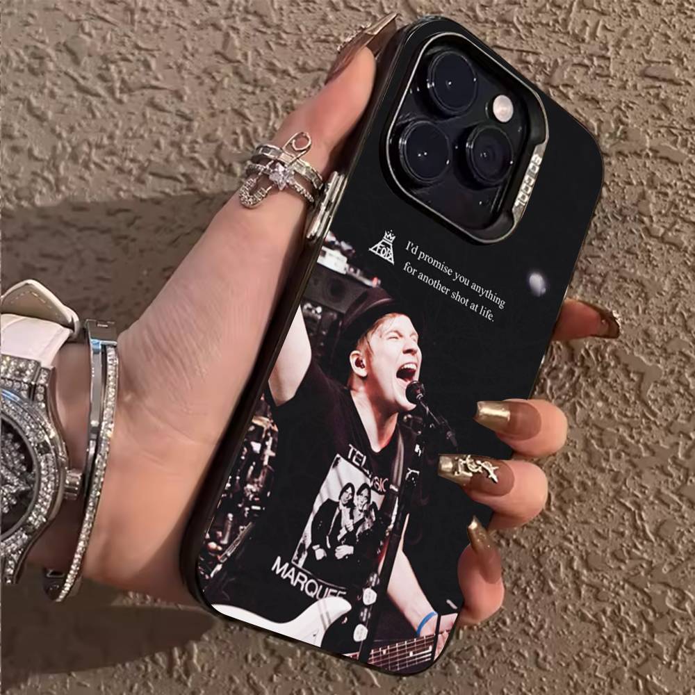 F-Fall O-Out Boy Phone Case for iPhone 17,16,15,14,13,12,11,Pro,X,Xs,Max,Plus Shockproof Cover